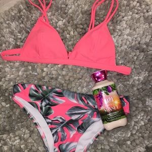 Pink/Topical Bikini